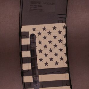 Custom Laser Engraved PMAG 30 AR/M4 GEN M2 MOE Window - American Flag