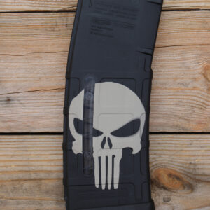 Custom Laser Engraved PMAG 30 AR/M4 GEN M2 MOE Window - Punisher