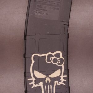 Custom Laser Engraved Magpul PMAG 30 AR/M4 GEN M2 - Punisher Kitty