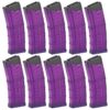 実物 LANCER ランサー マガジン 紫 L5AWM 30 purple Lancer L5AWM® 30rd MAGAZINE for AR15 - Translucent Purple