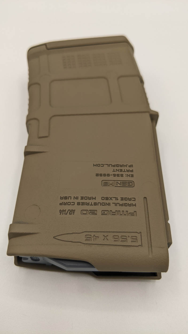 Magpul PMAG 20 AR/M4 GEN M3 – Magpul FDE – Cerakote | Harms Arms 