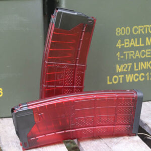 Lancer L5AWM® 30rd MAGAZINE for AR15 - Translucent Red