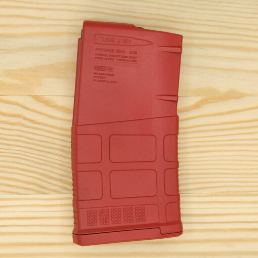 Magpul PMAG 20 LR/SR GEN M3 for AR10 (7.62/.308) – Ruby Red – Cerakote