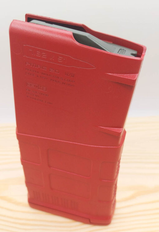 Magpul PMAG 20 LR/SR GEN M3 for AR10 (7.62/.308) – Ruby Red – Cerakote - Image 3