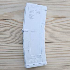 Magpul PMAG 30 AR 300 BLK GEN M3 – 300 Blackout – Stormtrooper White – Cerakote