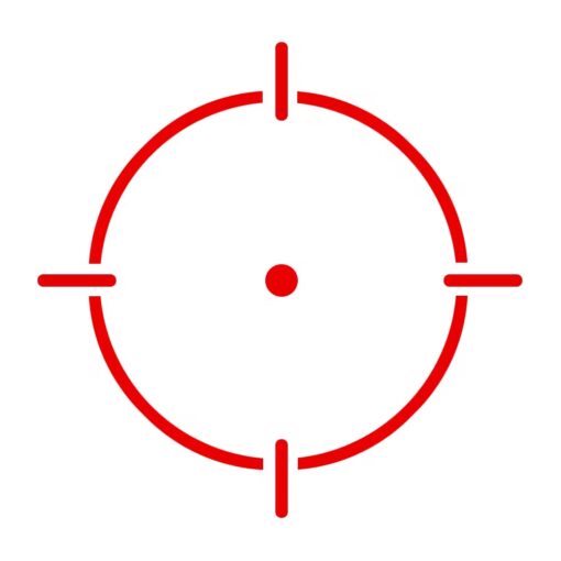Holosun HE509T-RD-X2 Red Multi-Reticle System Reflex Sight w/Solar Failsafe & Shake Awake - Titanium - Image 3