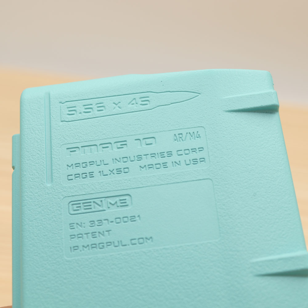 Magpul PMAG 10 AR/M4 GEN M3 - Robin Egg Blue - Cerakote - Image 3