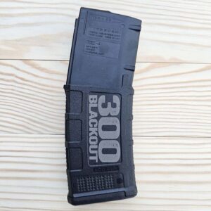 Custom Laser Engraved Magpul PMAG 30 AR 300BLK GEN M3 - 300 BLACKOUT - Laser Etched
