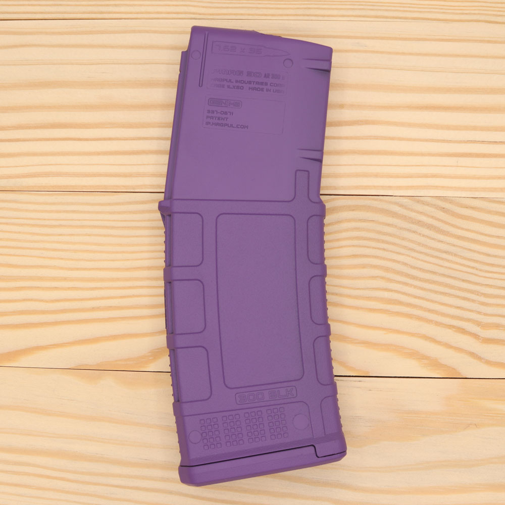 Magpul PMAG 30 AR 300 BLK GEN M3 – 300 Blackout – Bright Purple – Cerakote