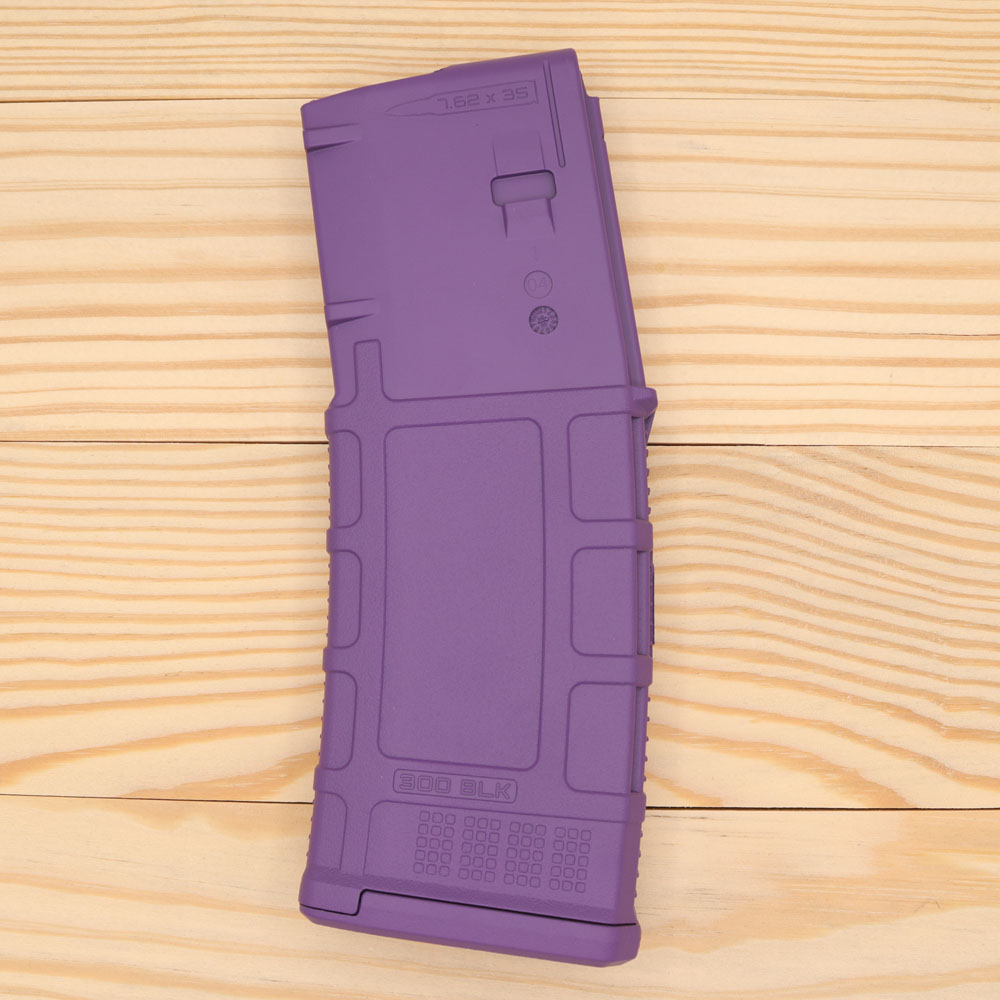 Magpul PMAG 30 AR 300 BLK GEN M3 – 300 Blackout – Bright Purple – Cerakote - Image 3