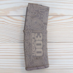 Custom Laser Engraved Magpul PMAG 30 AR 300BLK GEN M3 Medium Coyote Tan (MCT) - 300 BLACKOUT - Topography Laser Etched